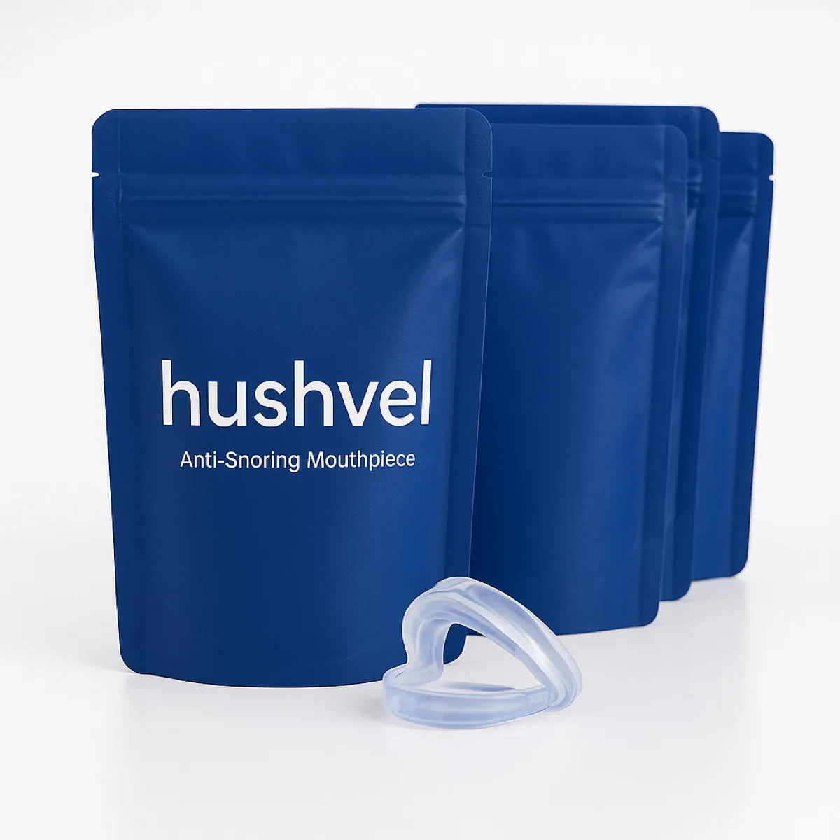 Hushvel pouches and mouthpiece